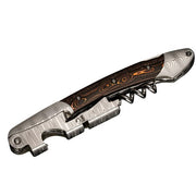 WILLIAM HENRY Tannin Carbon Fiber and Damascus Steel Wine Opener and Corkscrew